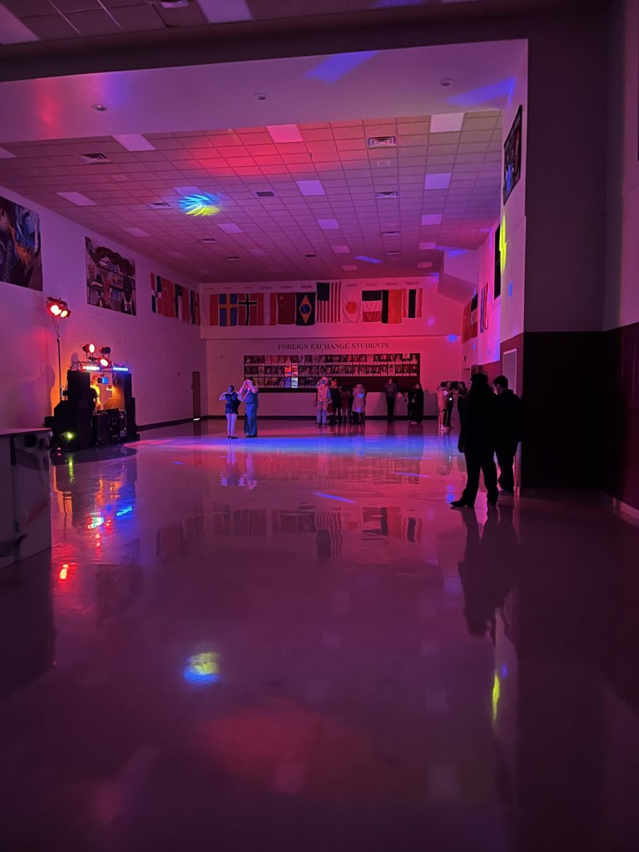 This is a photo of the action at one point during this years Masquerade Dance. 