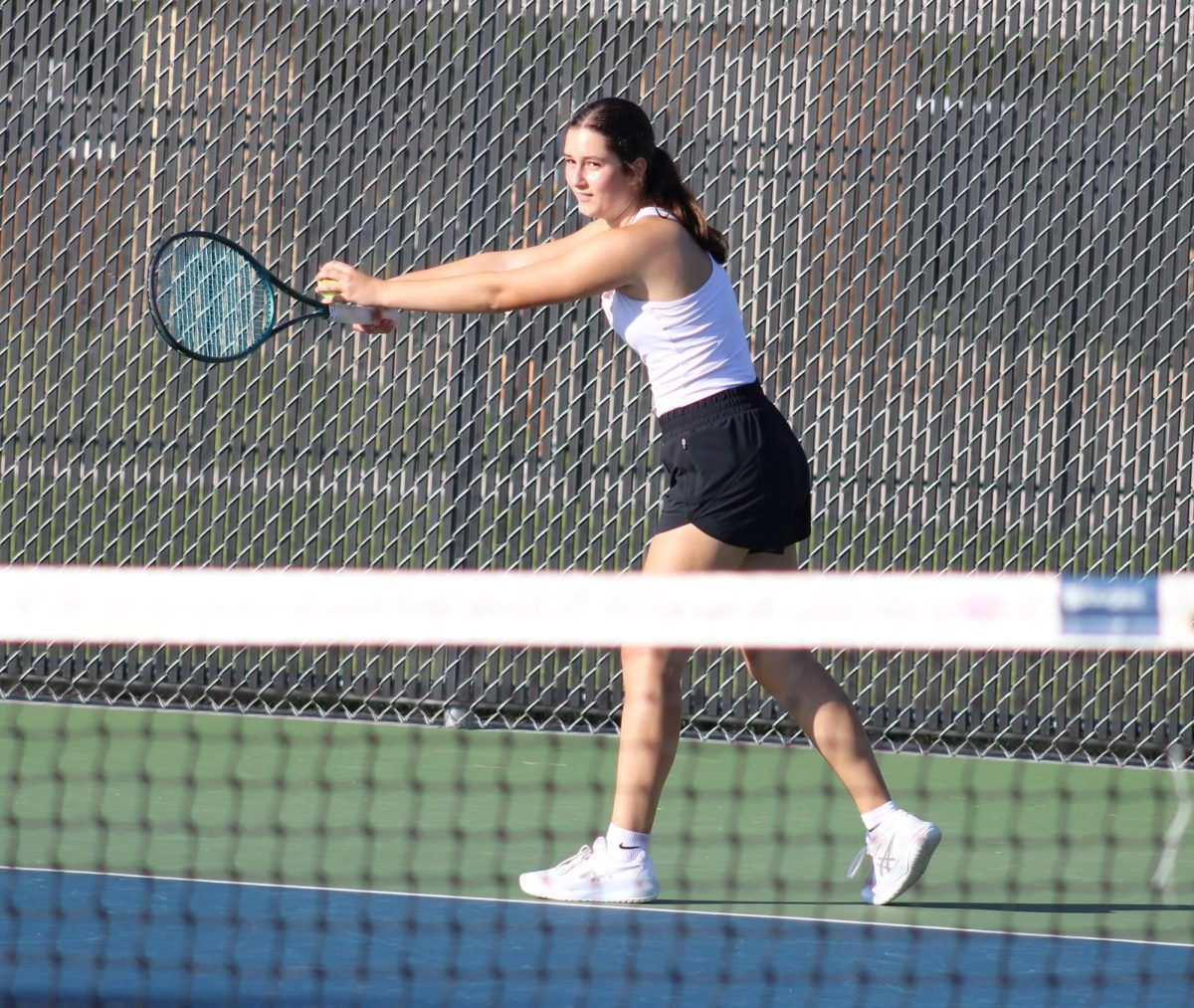 Cristescu nets school record for tennis wins